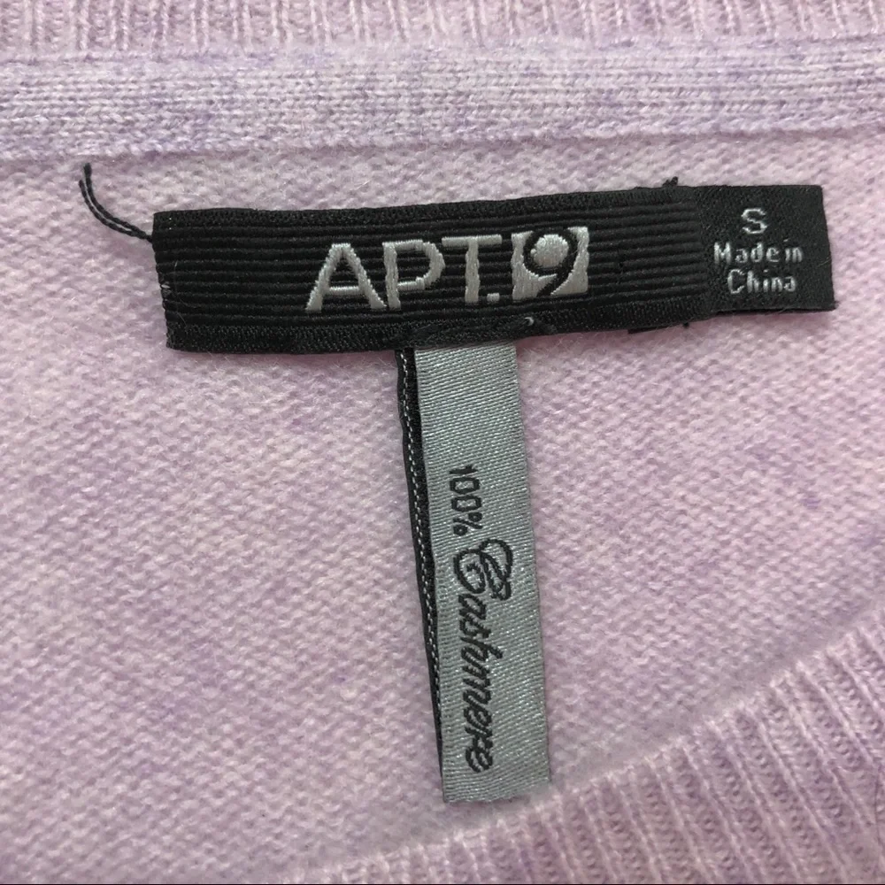 Apt. 9 100% Cashmere Scoop Neck S